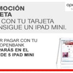 Pagar con una tarjeta Openbank tiene premio: la entidad sortea 5 iPads Mini