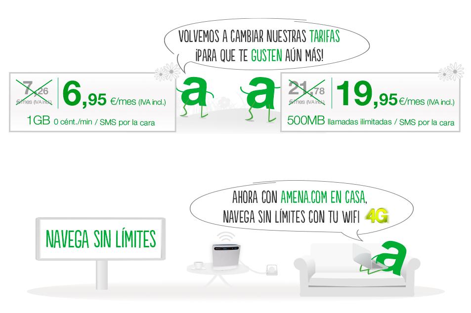 amena mejora sus precios