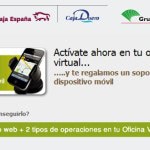 Caja España Duero regala un soporte para el móvil por utilizar la banca online