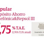 Depósito Ahorro Telefónica & Repsol III Popular: ¡3,50 % desde 10.000 €!