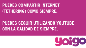 Yoigo tethering