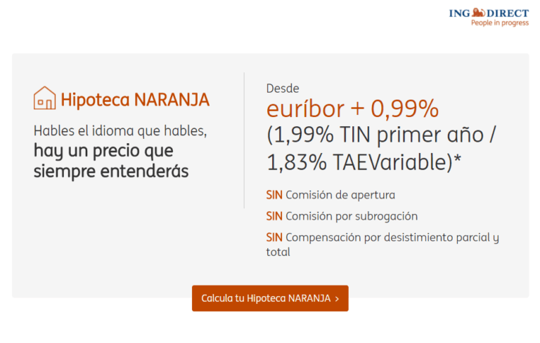 hipoteca naranja