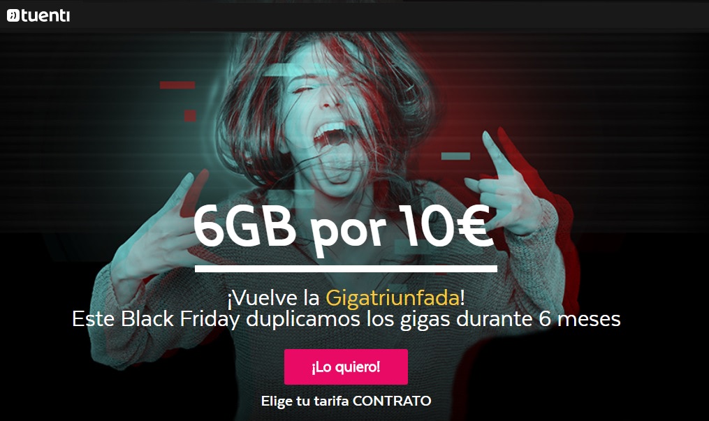 black friday tuenti 2017