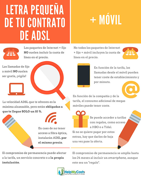 letra pequeña contrato internet