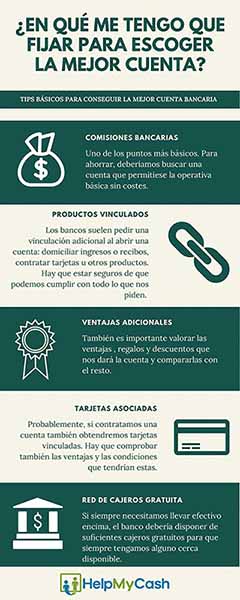 cómo elegir la mejor cuenta sin nómina