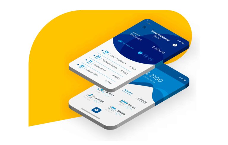 Diseño de la app de un banco