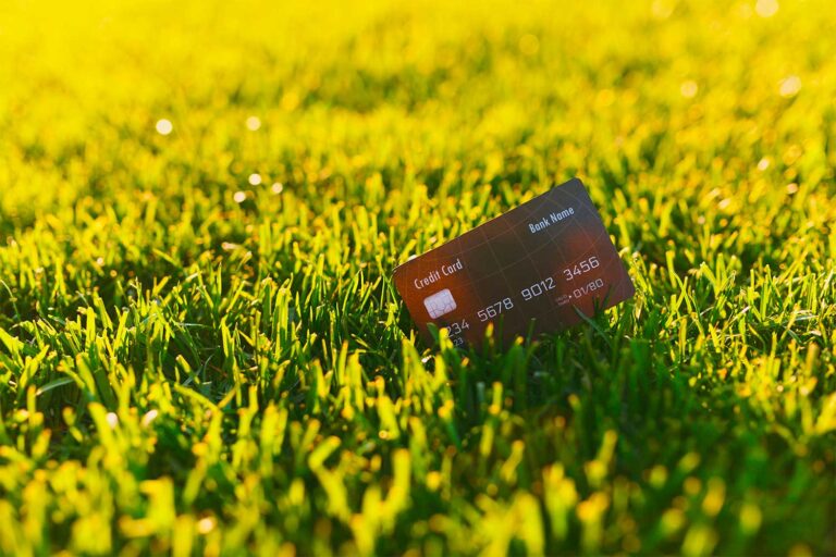 Tarjeta de crédito reciclada