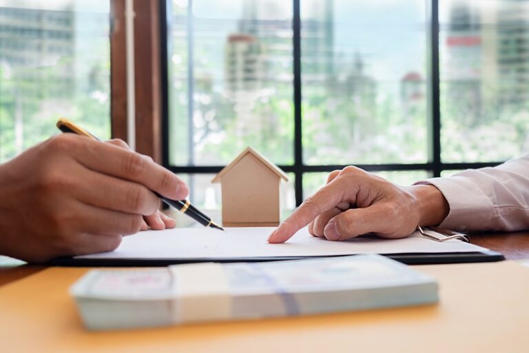 Firma de una compra de vivienda
