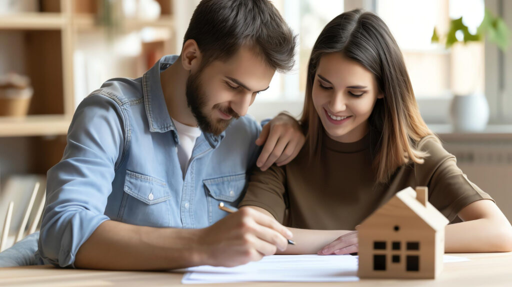 Pareja baraja opciones para cambiar su hipoteca a otro banco